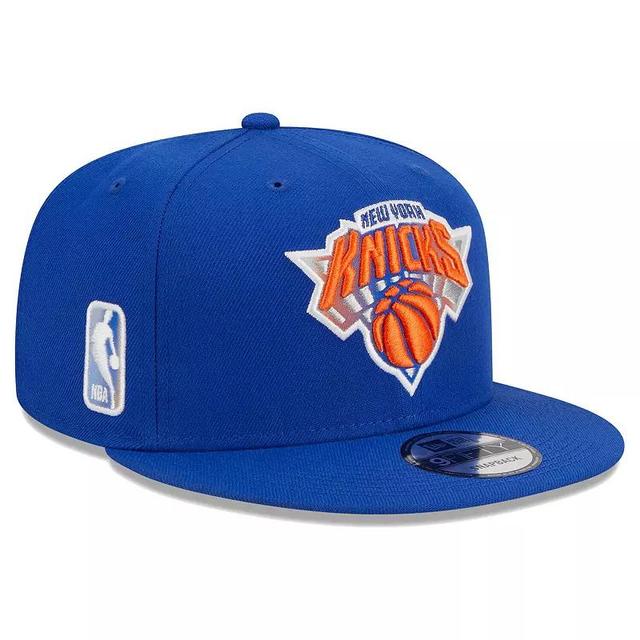 Mens New Era Blue New York Knicks Gradient Undervisor 9FIFTY SnapbackHat Product Image