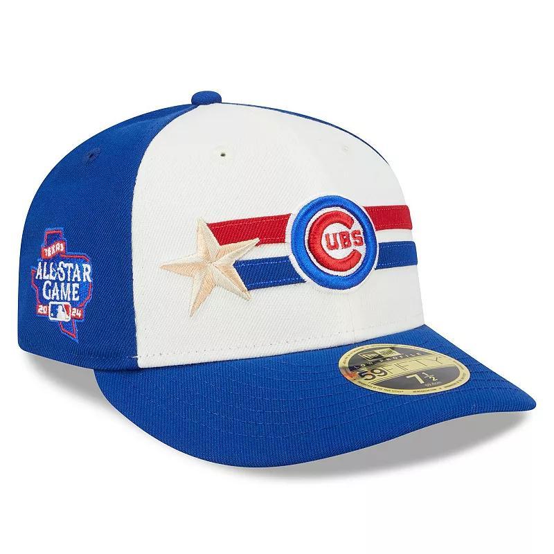 Mens New Era Cream/Royal Chicago Cubs 2024 MLB All-Star Game Workout Low Profile 59FIFTY Fitted Hat Product Image