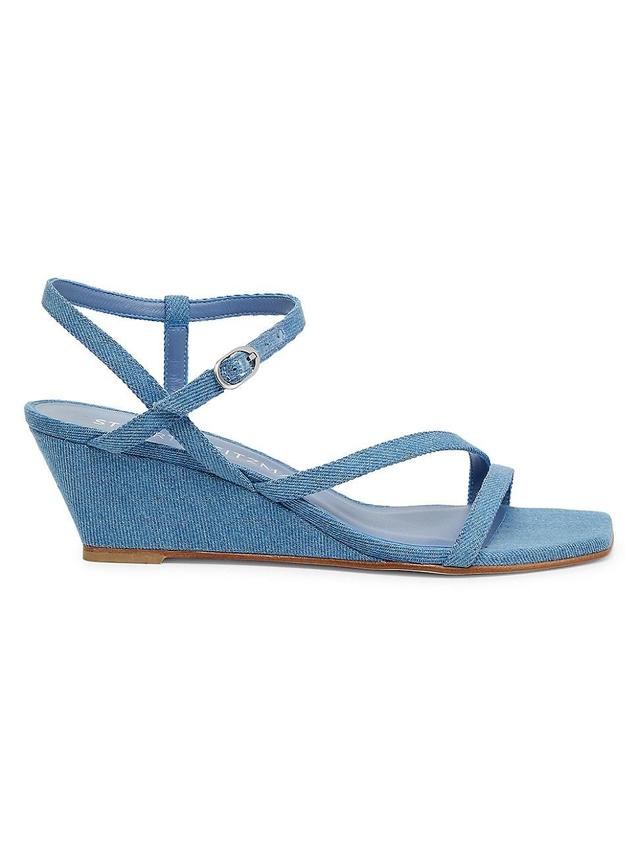 Womens Oasis 50MM Denim Wedge Sandals Product Image