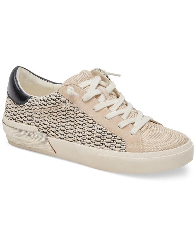 Zina Sneaker In White/tan Leather Product Image