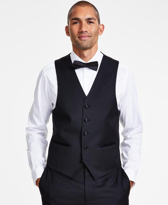 Michael Kors Mens Classic-Fit Stretch Tuxedo Vest Product Image