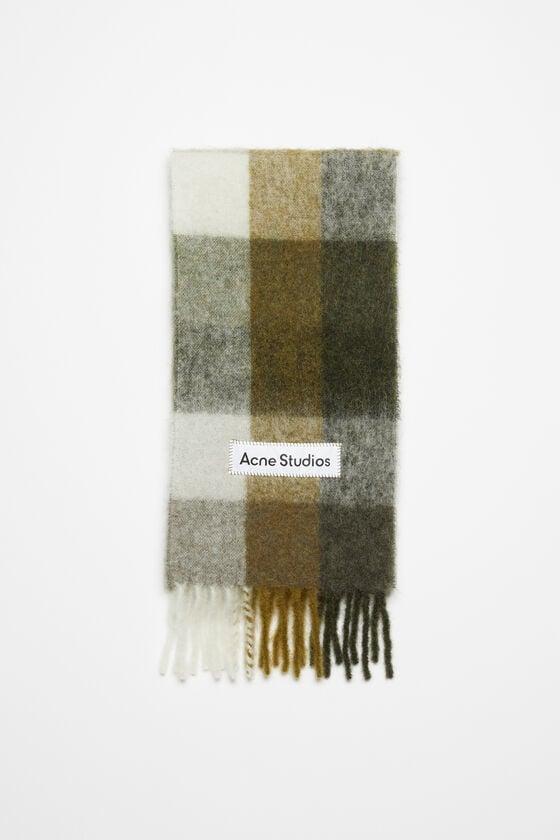 Mohair checked scarf product image