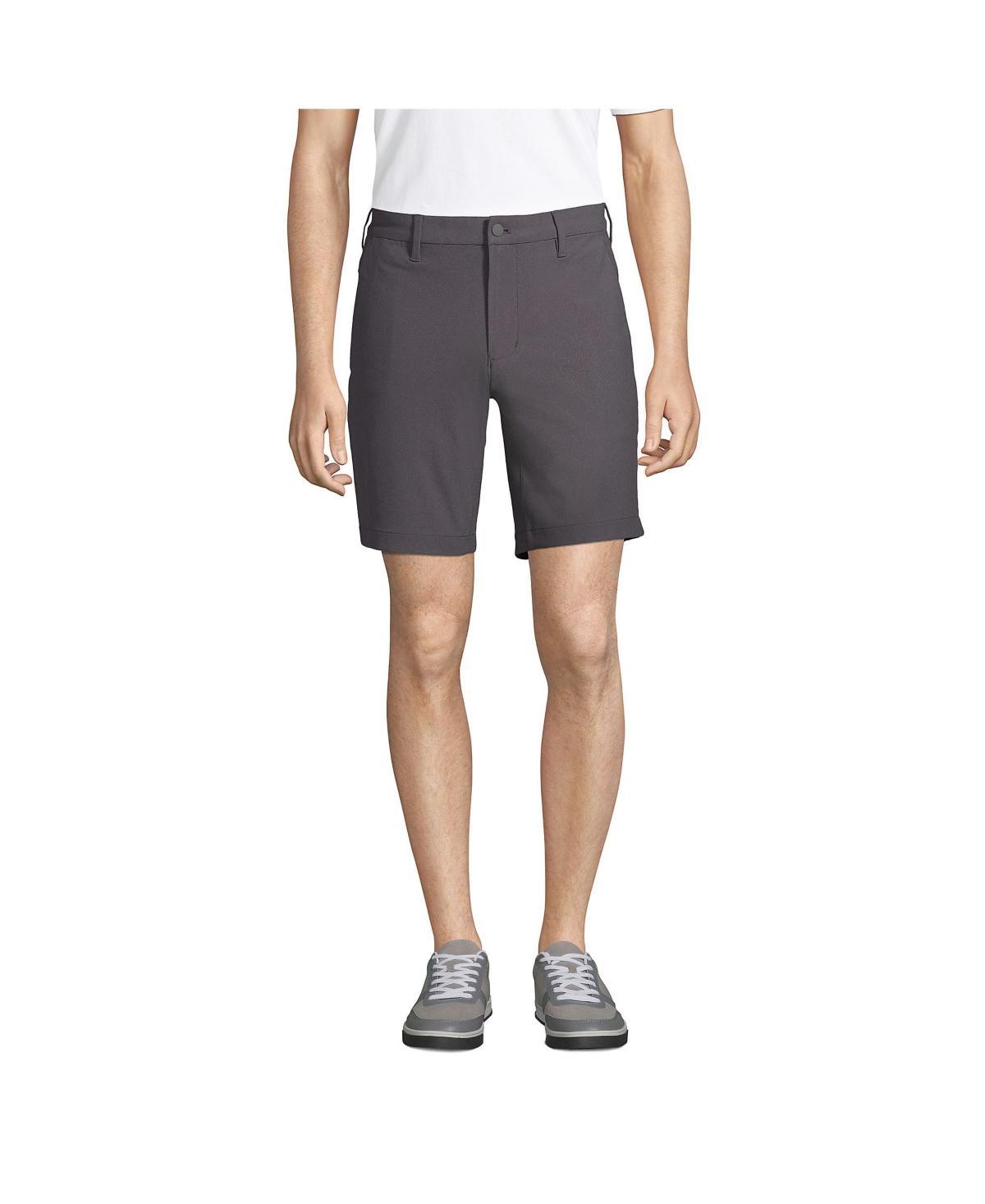 Lands End Mens Straight Fit Flex Performance Chino Shorts Product Image