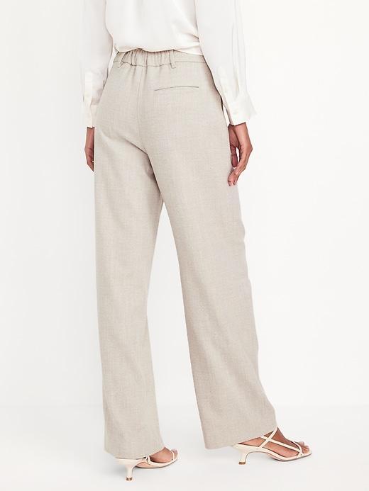 Extra High-Waisted Taylor Wide-Leg Trouser Pants Product Image