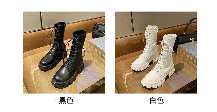 Lace Up Platform Boots Product Image