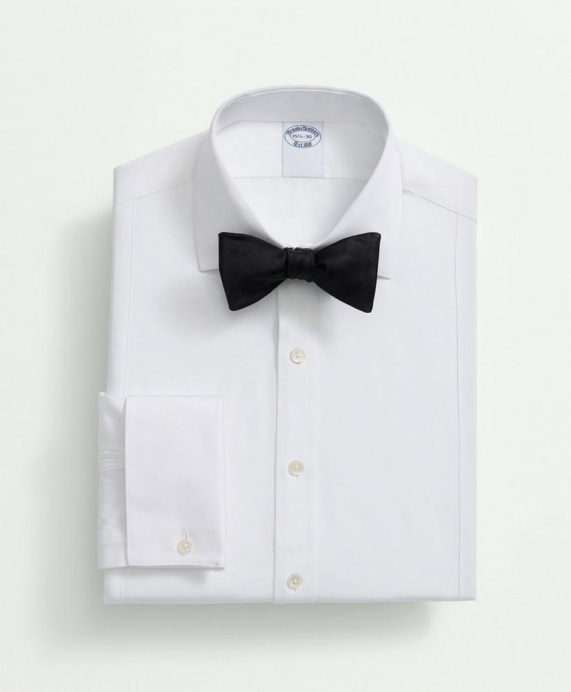 Supima® Cotton Poplin English Collar, Pique Bib Tuxedo Shirt Product Image