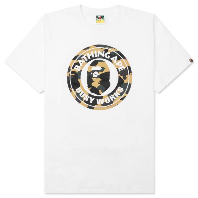 1st Camo Busy Works Tee - White Male Product Image