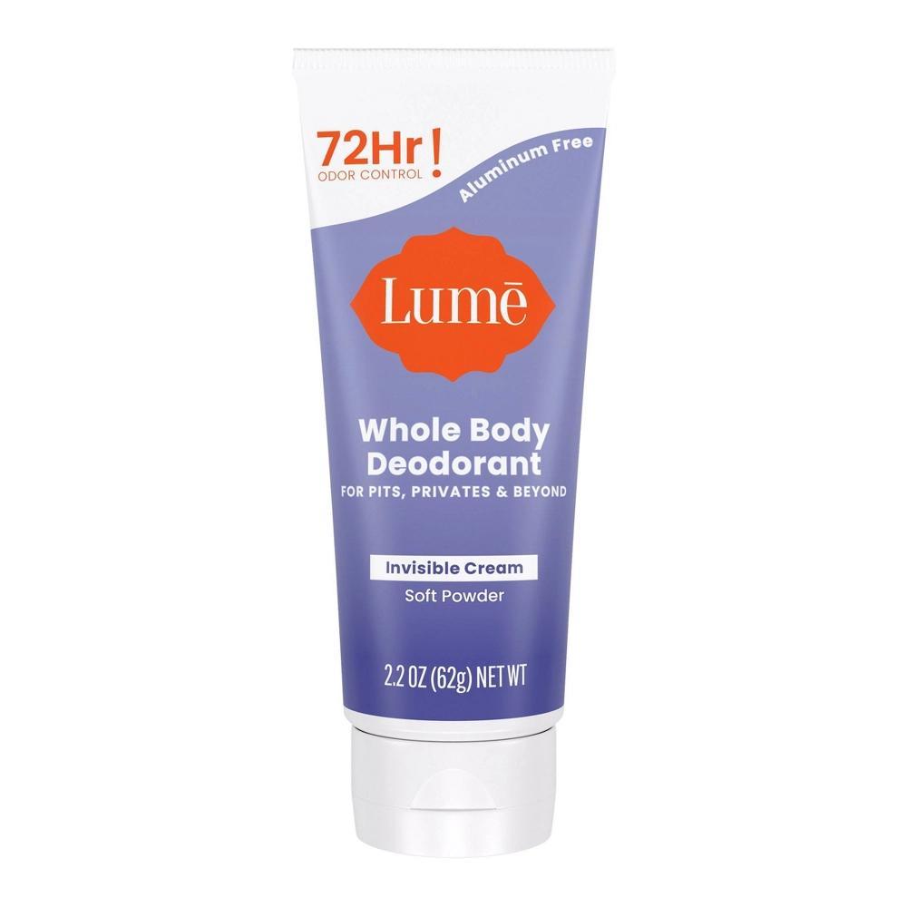 Lume Whole Body Women's Deodorant - Invisible Cream Tube - Aluminum Free - Lavender Sage Scent - 2.2oz Product Image