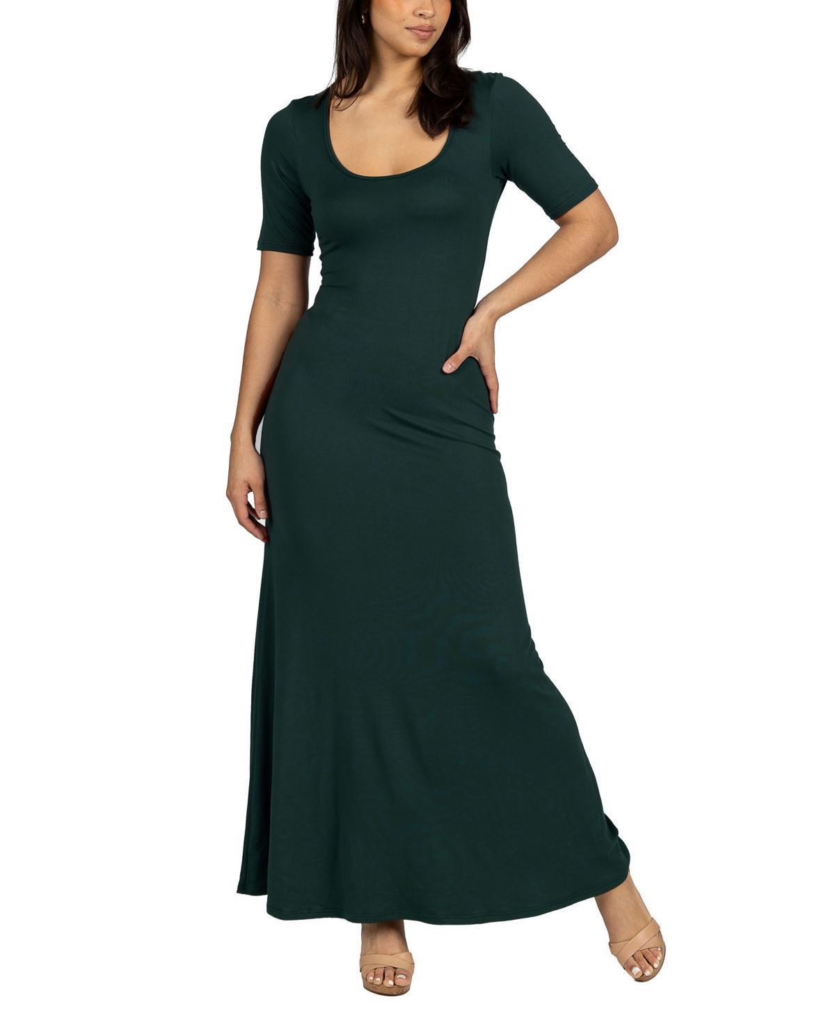 24seven Comfort Apparel Womens Casual Maxi Dress Product Image