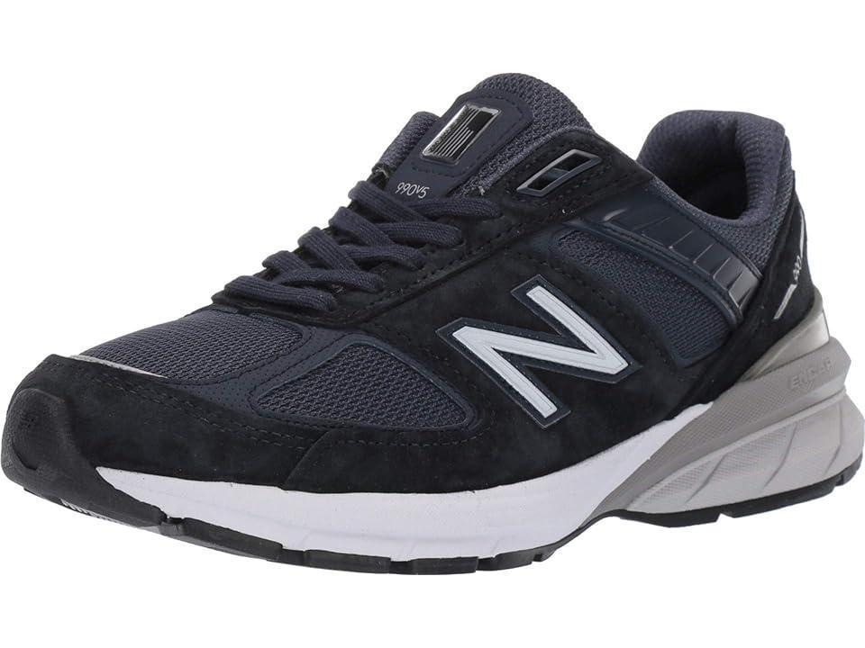 New Balance Made in US 990v5 (Navy/Silver) Women's Classic Shoes Product Image