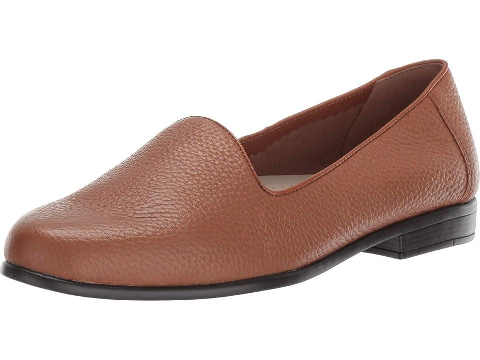 Trotters Liz Tumbled (Tan Very Soft Tumbled Leather) Women's Slip on Shoes Product Image