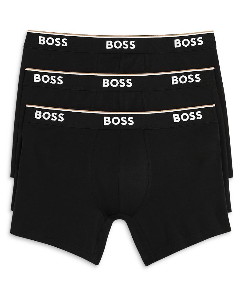 BOSS 3-Pack Power Stretch Cotton Boxer Briefs Product Image