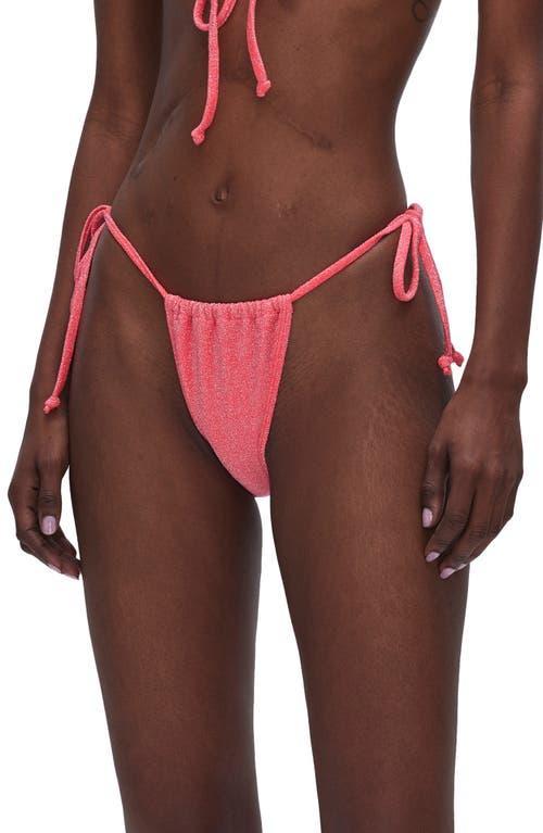 Good American Sparkle Tiny Ties Bikini Bottoms Product Image