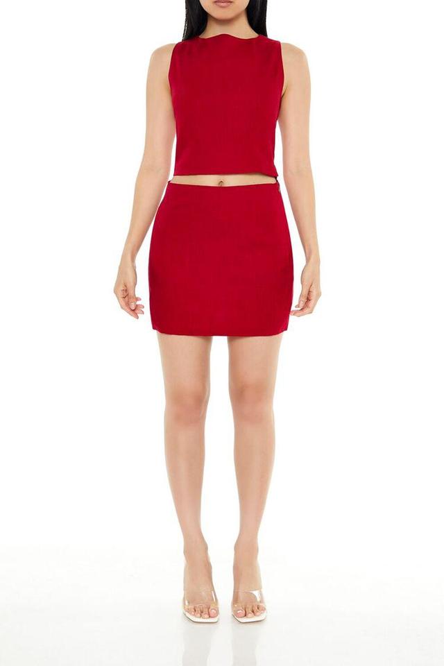 Sleeveless Top & Mini Skirt Set | Forever 21 Product Image