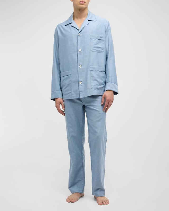 Mens Cotton-Cashmere Pajama Set Product Image