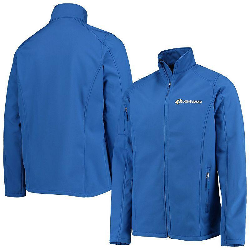 Mens Dunbrooke Royal Los Angeles Rams Big & Tall Sonoma Softshell Full-Zip Jacket Product Image