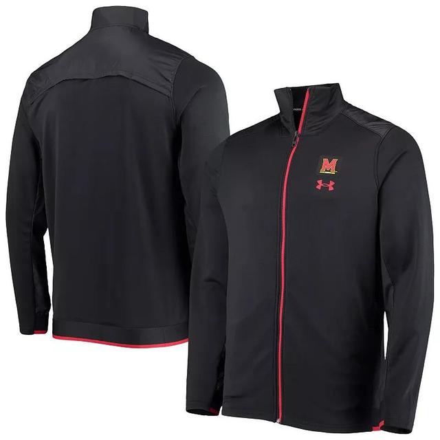 Mens Under Armour Black Maryland Terrapins 2021 Sideline Command Full-Zip Jacket Product Image