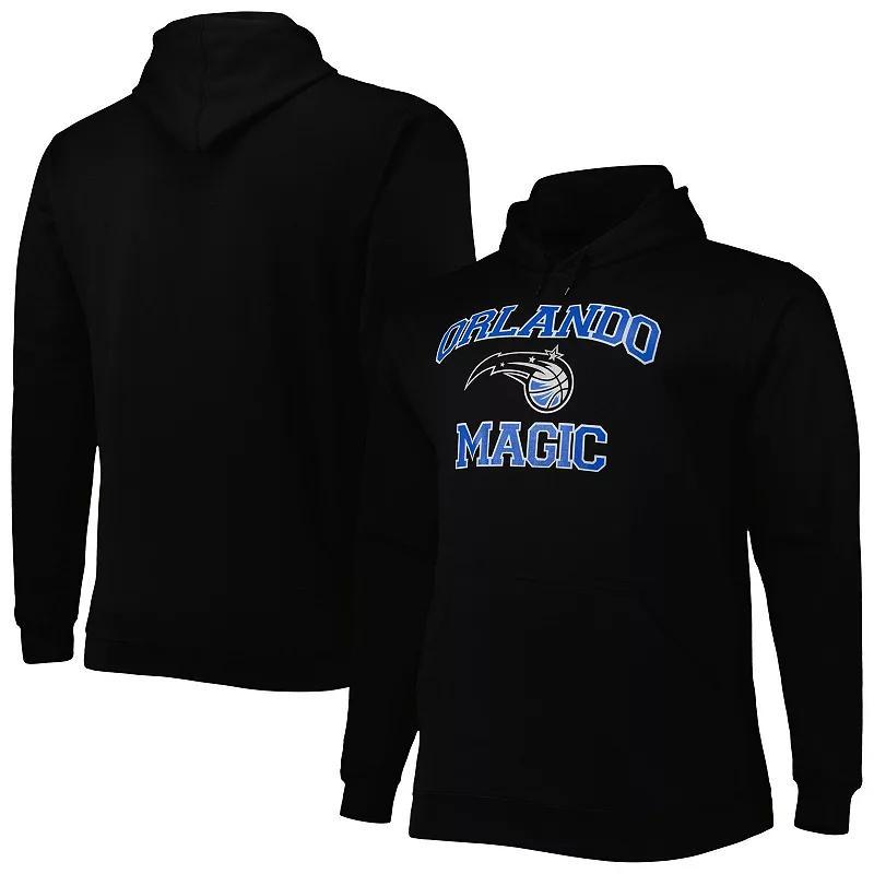 Mens Black Orlando Magic Big & Tall Heart & Soul Pullover Hoodie Product Image