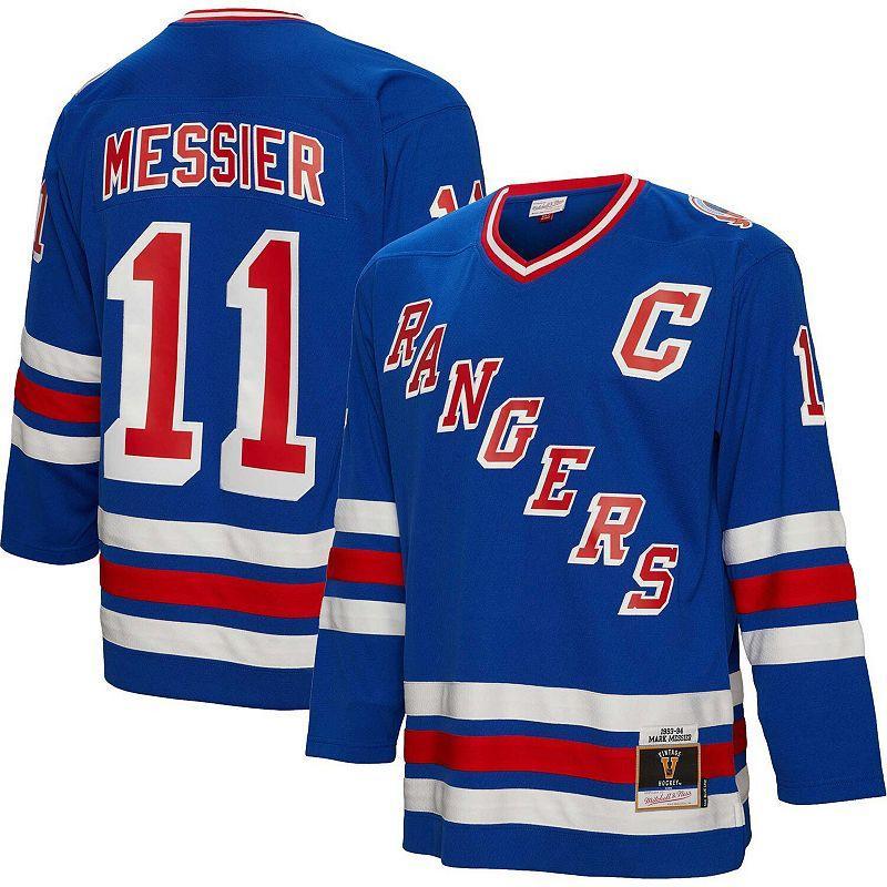 Mitchell & Ness Mens Mark Messier Mitchell & Ness Rangers 1993 Jersey - Mens Black/Black Product Image