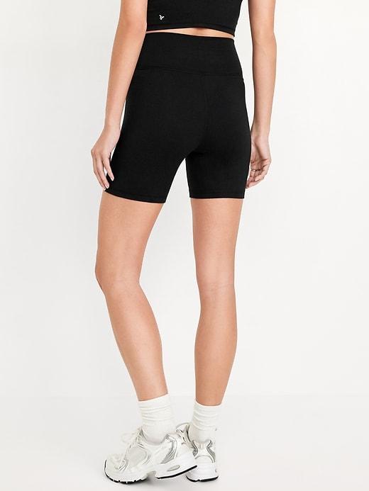 Extra High-Waisted CloudComfy Biker Shorts -- 6-inch inseam Product Image