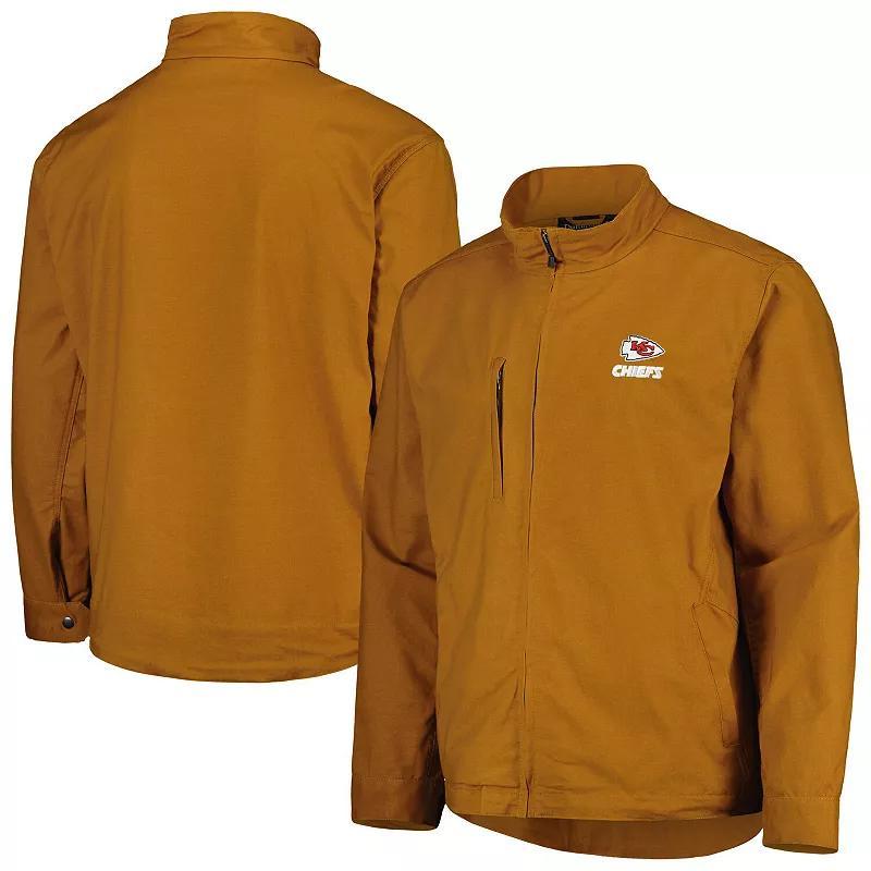 Mens Dunbrooke Tan Kansas City Chiefs Journey Workwear Tri-Blend Full-Zip Jacket Product Image