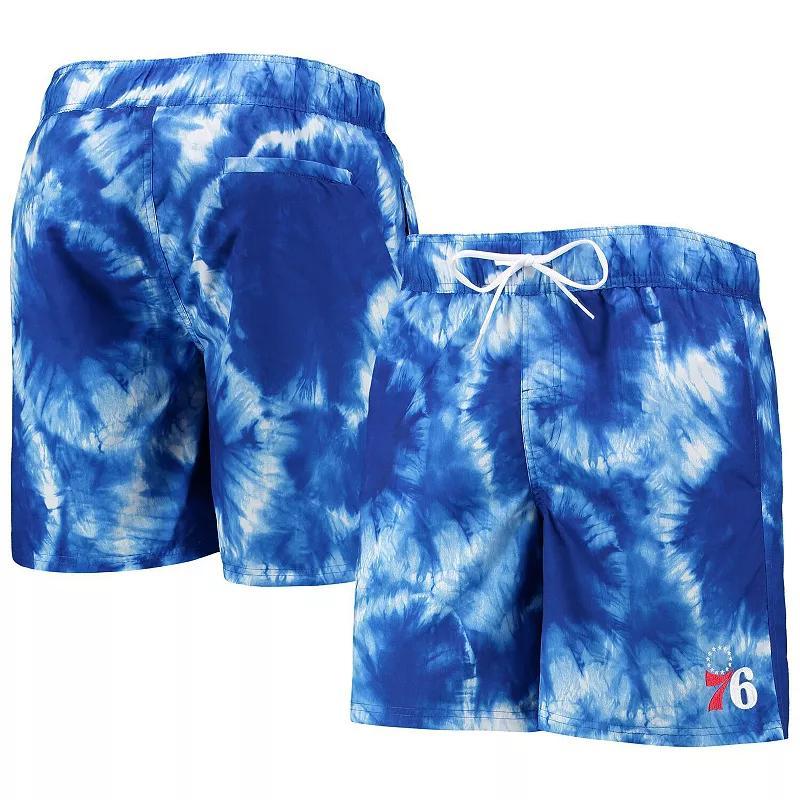 Mens G-III Sports by Carl Banks Royal Philadelphia 76ers Splash Volley Swim Shorts Product Image