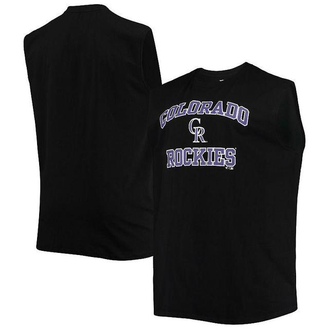 Mens Colorado Rockies Big & Tall Jersey Muscle Tank Top Product Image