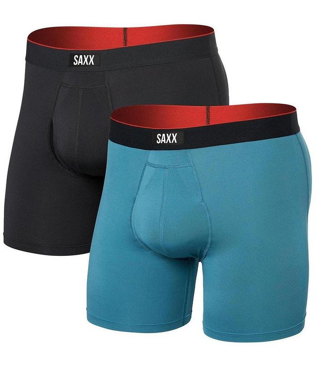 SAXX Multi-Sport Mesh 6#double; Inseam Boxer Briefs 2-Pack Product Image