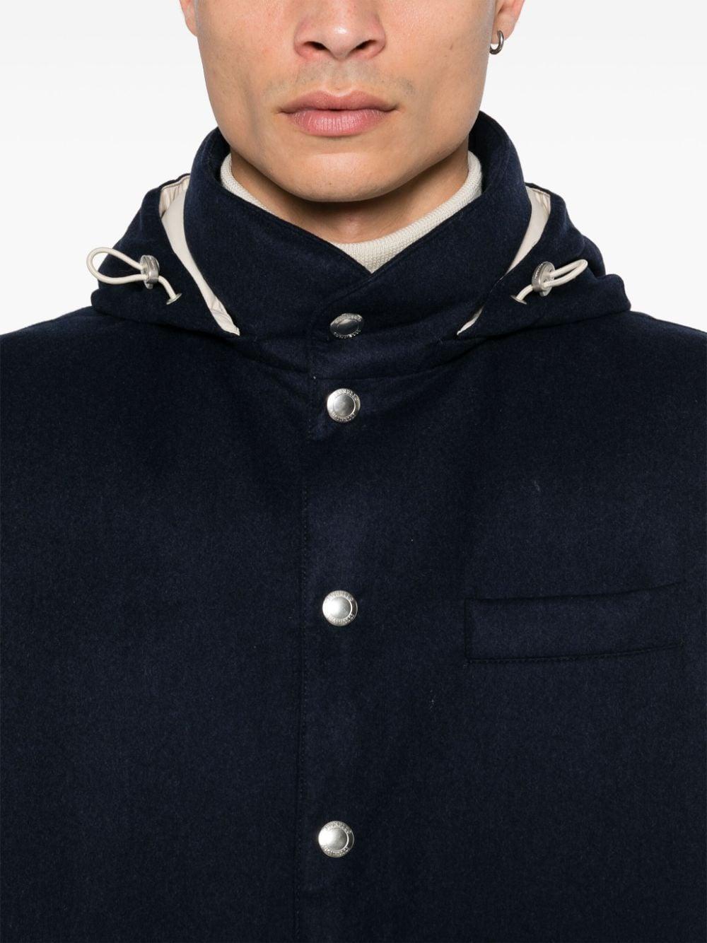 BRUNELLO CUCINELLI Padded Gilet In Blue Product Image