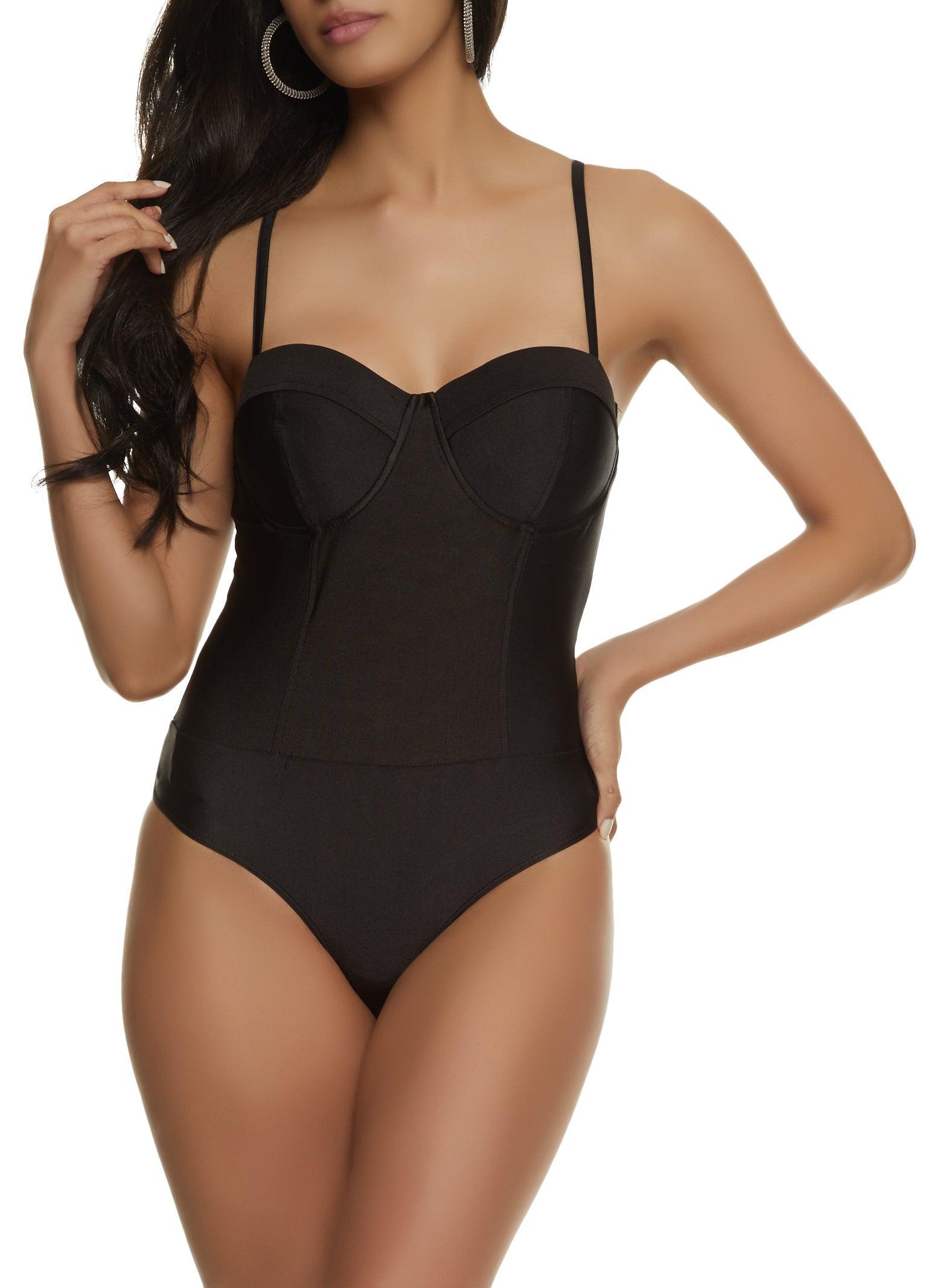 Womens Haute Monde Bustier Corset Bodysuit Product Image