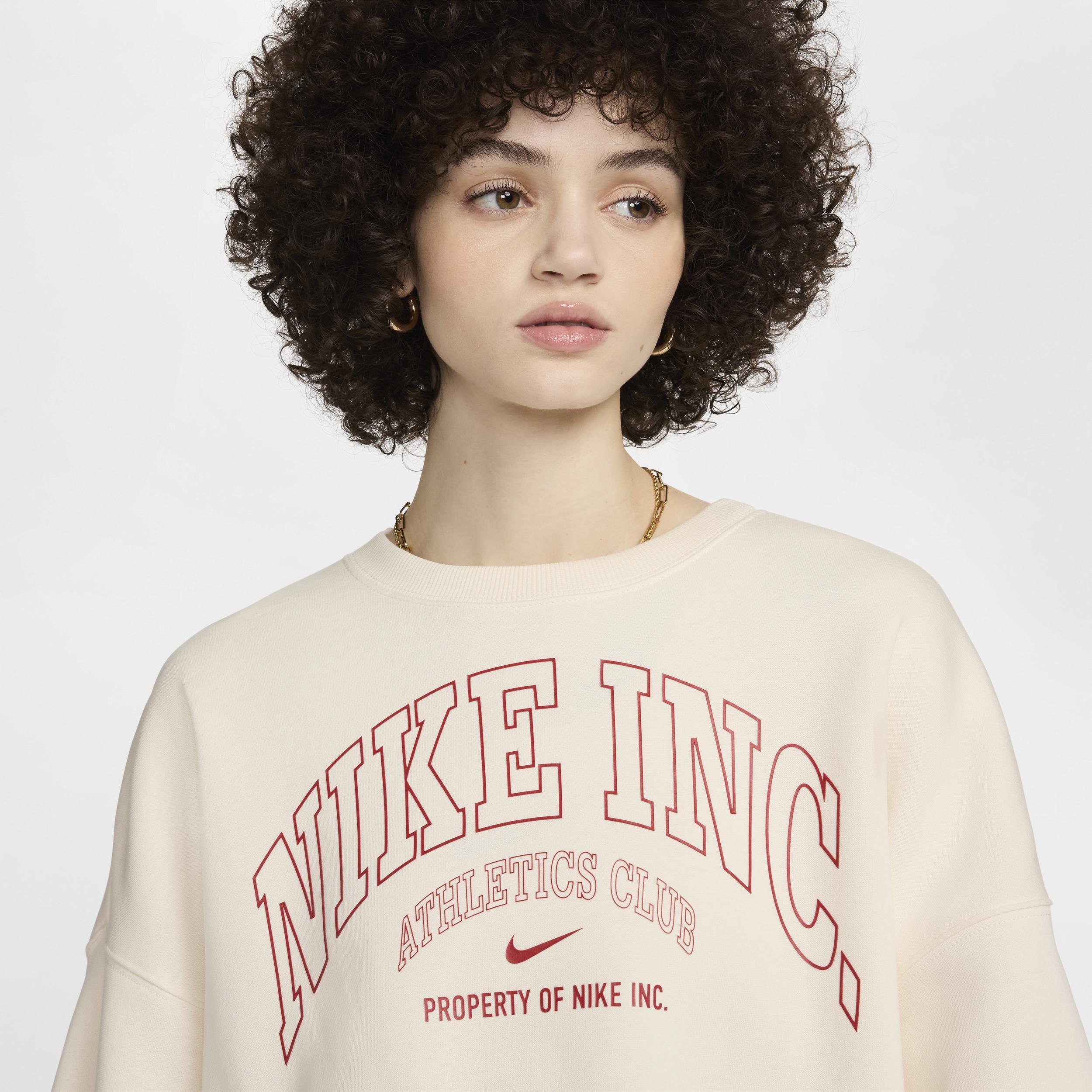 Women's Nike Sportswear Phoenix Fleece Over-Oversized Crew-Neck Sweatshirt Product Image