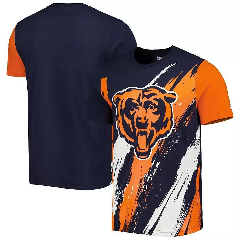 Mens Starter Chicago Bears Extreme Defender T-Shirt Blue Product Image