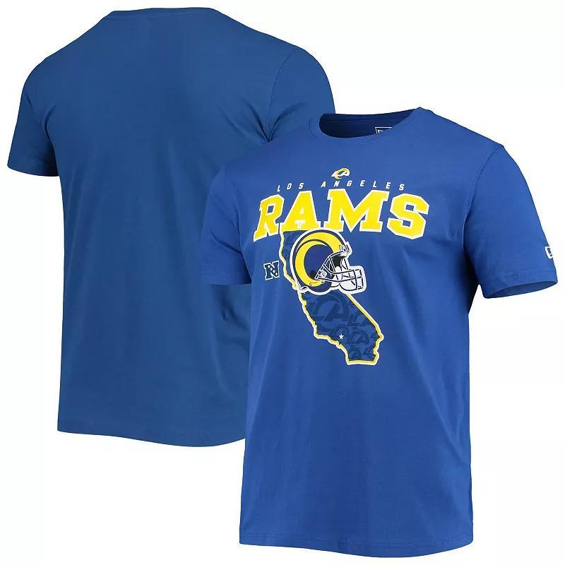 Mens New Era Royal Los Angeles Rams Local Pack T-Shirt Product Image