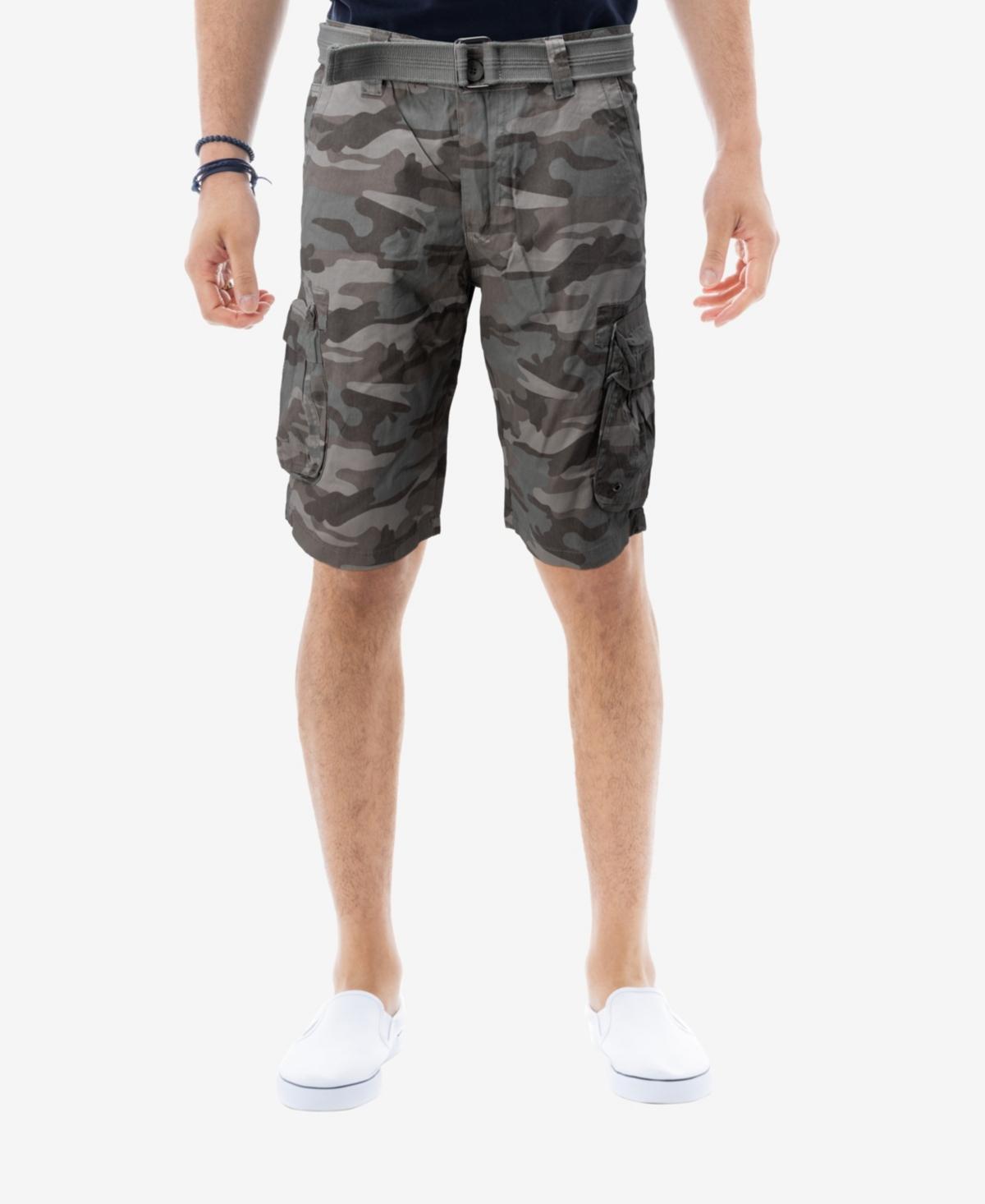 Mens RawX Regular-Fit Belted Cargo Shorts Product Image