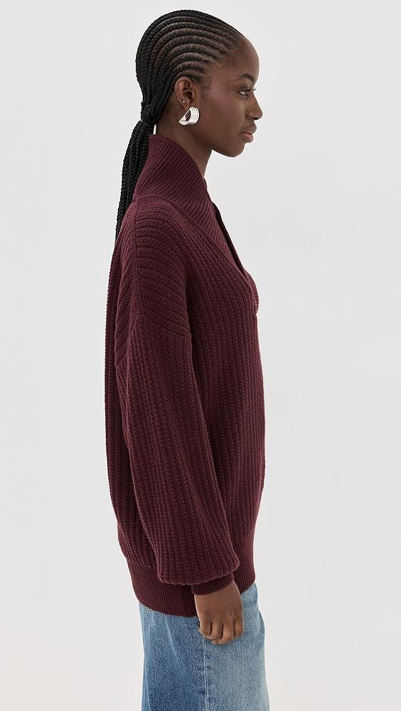 Victoria Beckham Shawl Neck Sweater | Shopbop Product Image