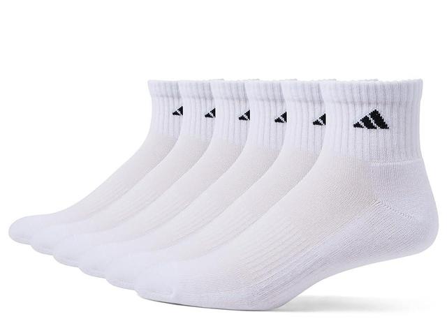 Athletic Cushioned Quarter Socks 6 Pairs XL Product Image