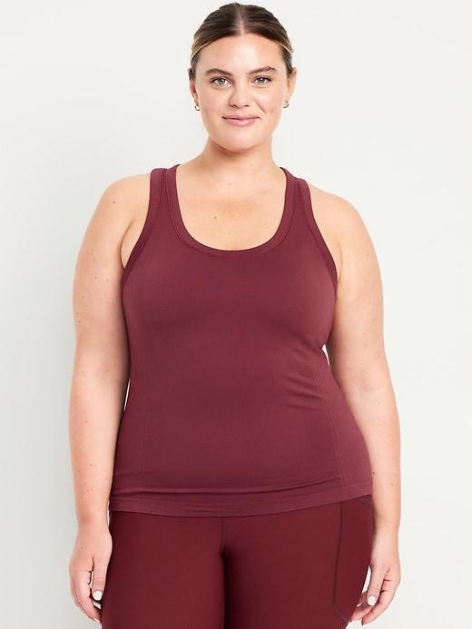 Fitted Seamless Tank Top Product Image