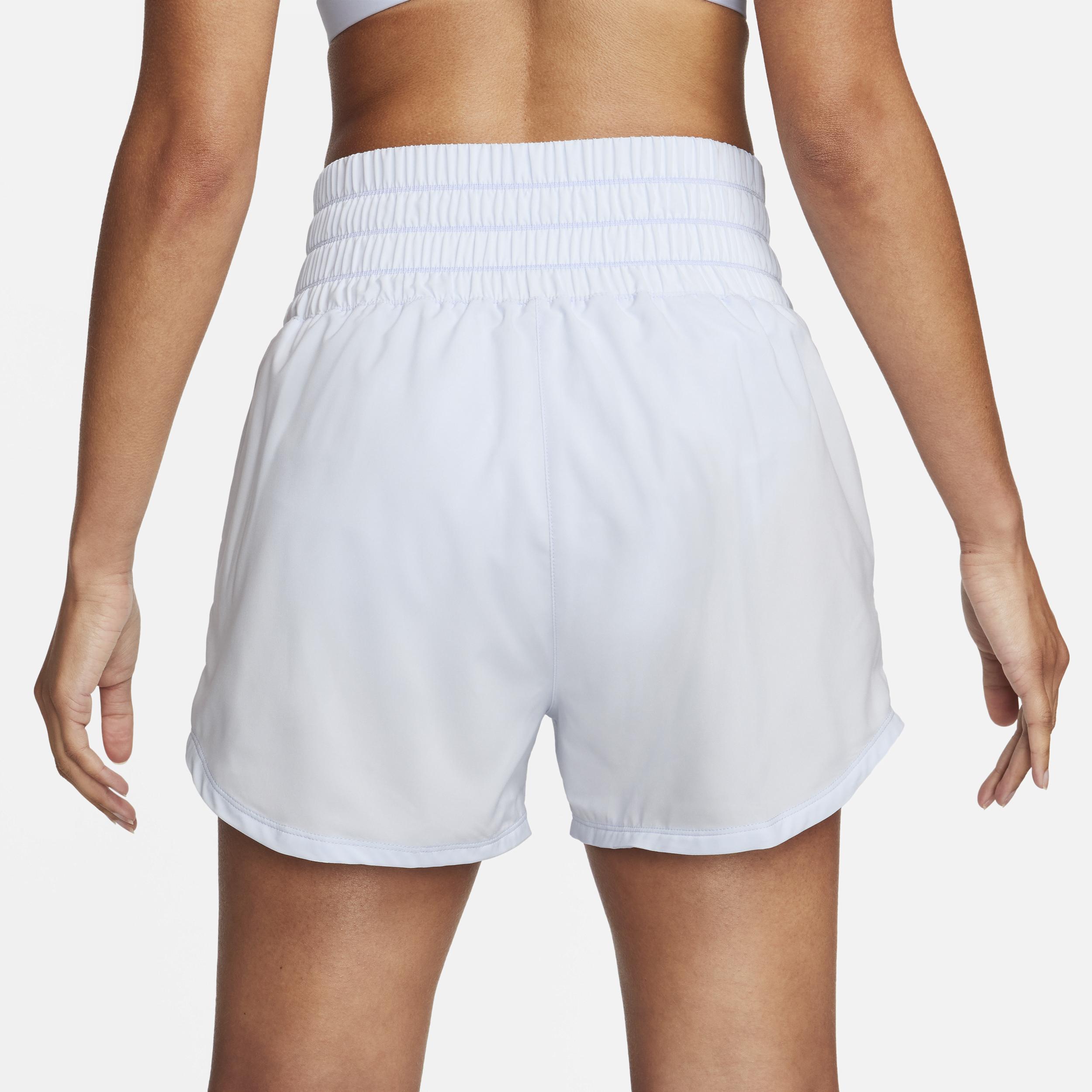 Nike Womens One Dri-FIT Ultra High-Waisted 3 Brief-Lined Shorts Product Image