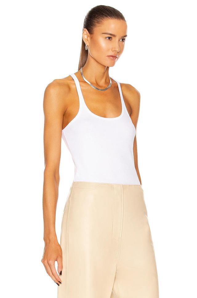 Totme Womens Rib Stretch Organic Cotton Tank Product Image