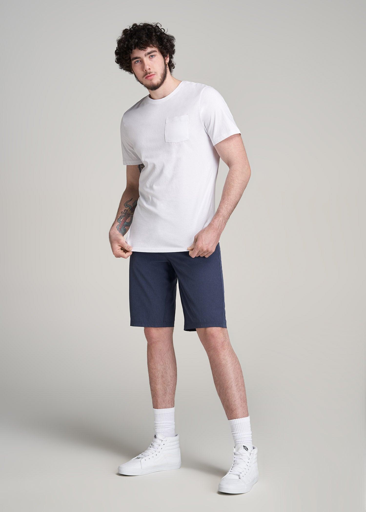 Everyday Pocket REGULAR FIT T-Shirt for Tall Men in White Male Product Image