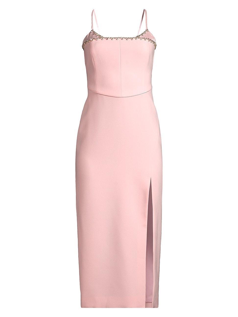 Womens Mauricio Crystal-Embellished Midi-Dress Product Image