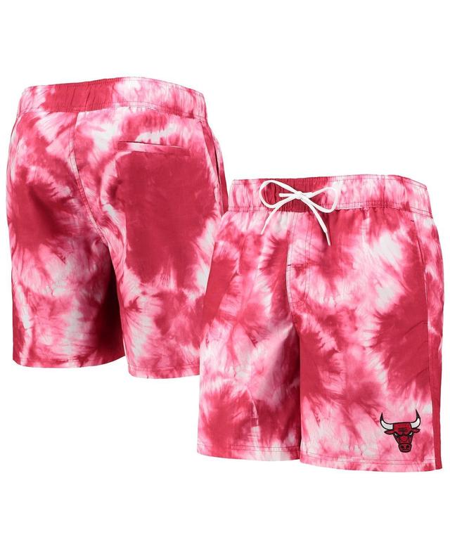 Mens G-iii Sports by Carl Banks Red Chicago Bulls Splash Volley Swim Shorts Product Image