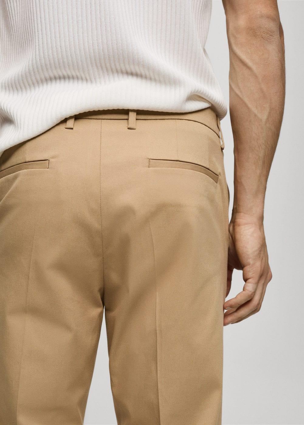 MANGO MAN - Slim fit chino trousers medium brownMen Product Image