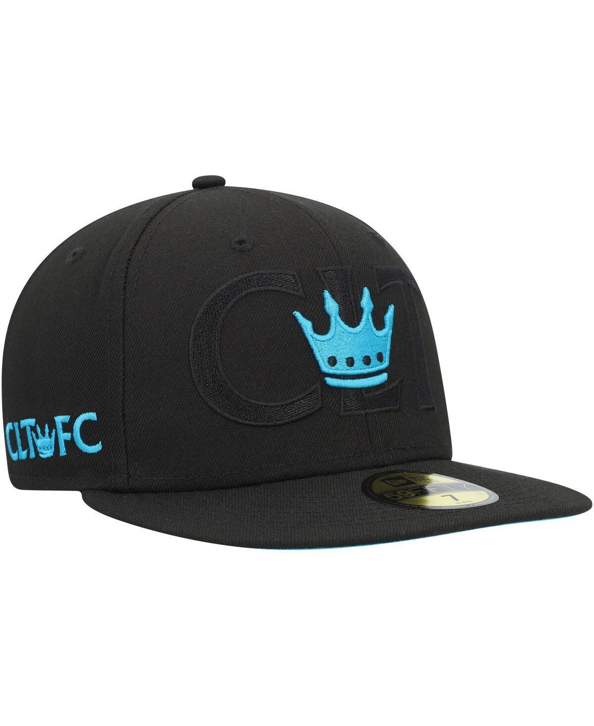 Mens New Era Black Charlotte Fc Kick Off 59FIFTY Fitted Hat Product Image