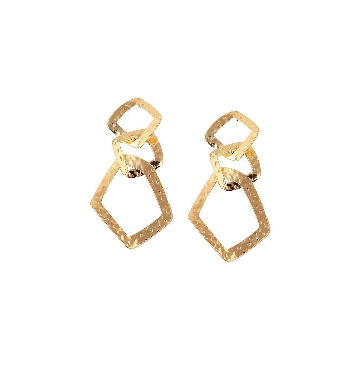 Sohi Womens Link Drop Earrings Product Image