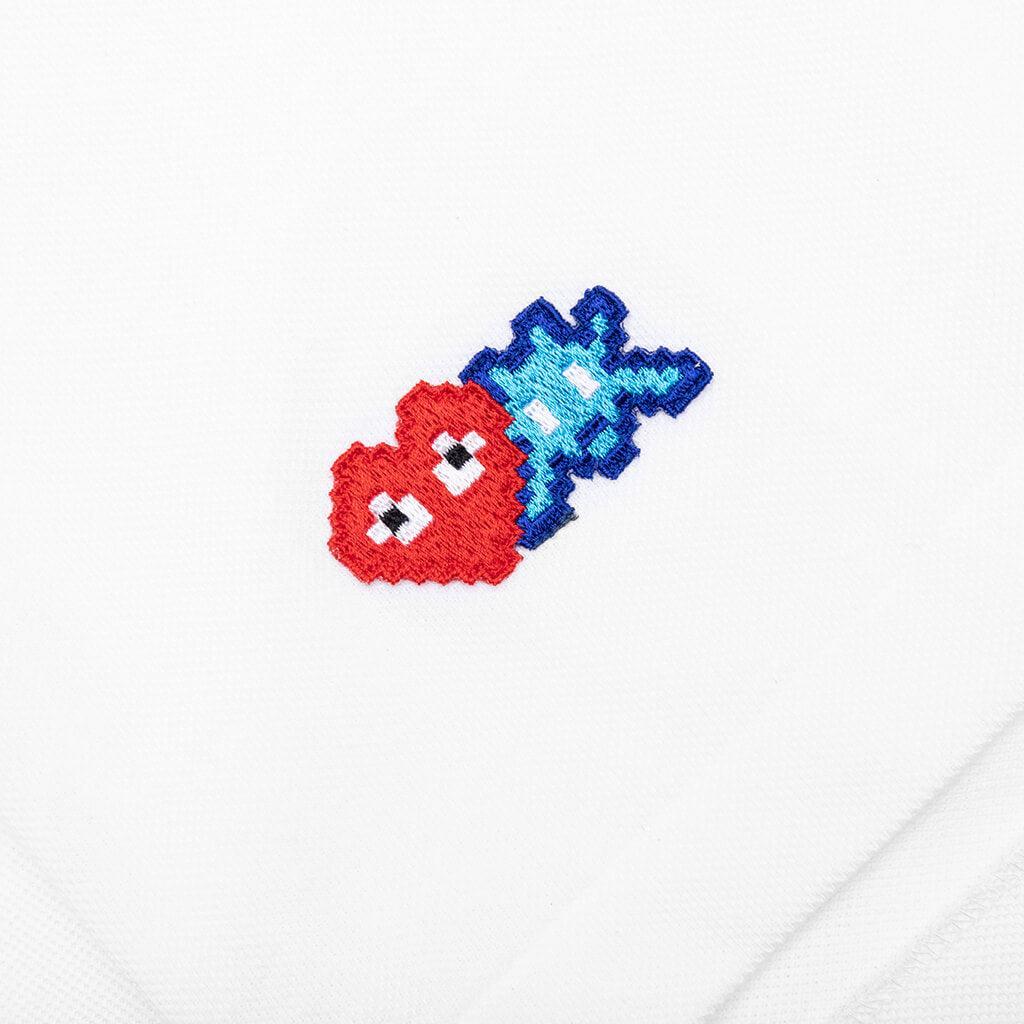 Comme des Garcons PLAY x the Artist Invader Polo - White Male Product Image