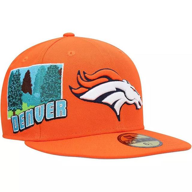 Mens New Era Denver Broncos Stateview 59FIFTY Fitted Hat Product Image