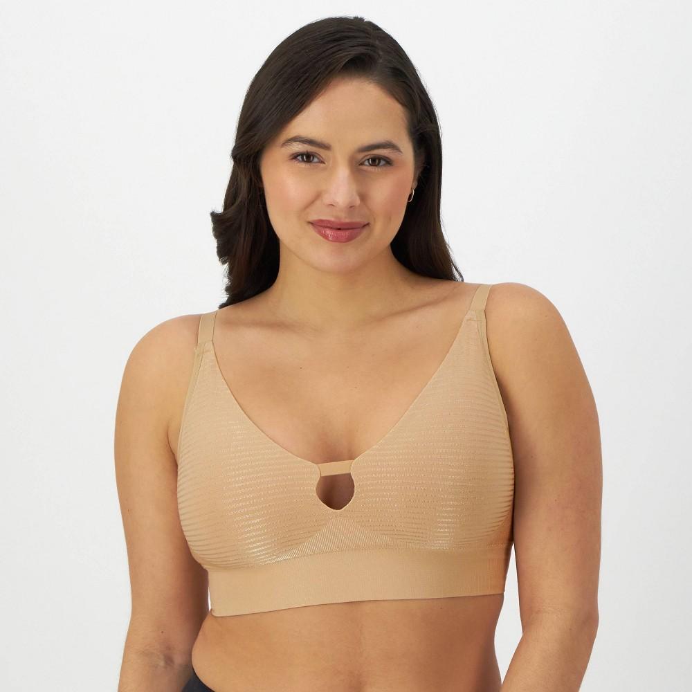 Bali Womens Comfort Keyhole Seamless Wirefree Bra - Taupe XXL Product Image