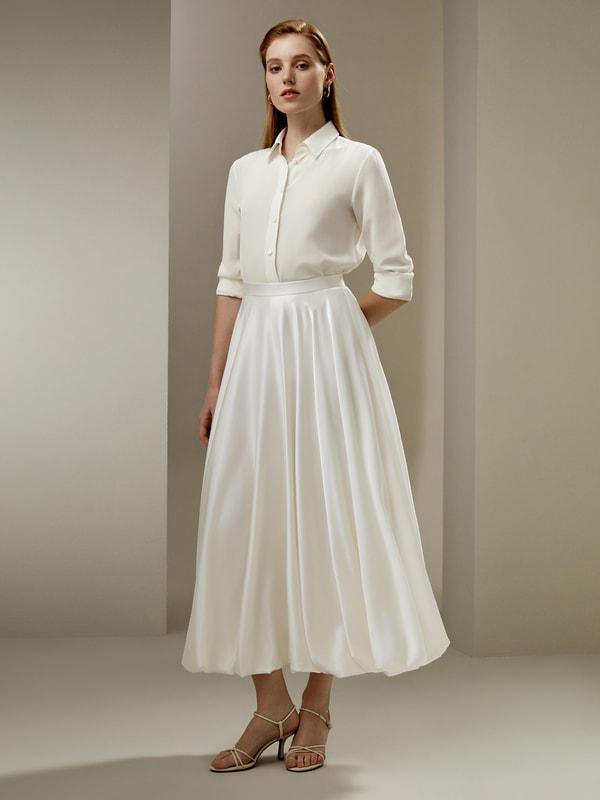 LILYSILK X LYDIA MILLEN Snowdrop Skirt Product Image