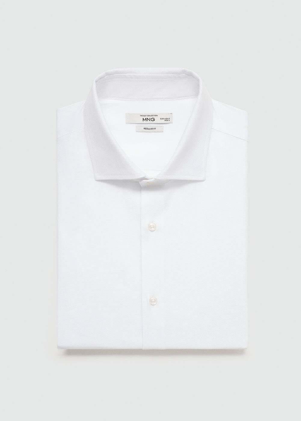 Mango Mens Structured Dress Shirt Product Image